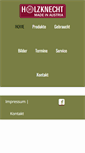 Mobile Screenshot of holzknecht.at